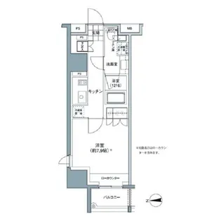 パークハビオ東中野【7階】の間取り