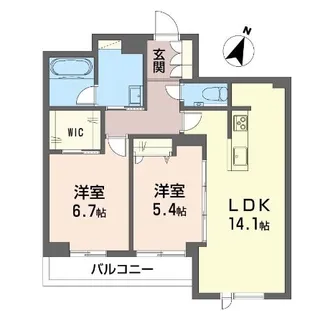 メープルガーデン【2階】の間取り
