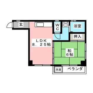 さくらレジデンス【1階】の間取り