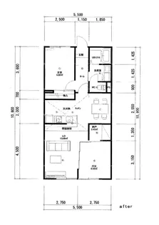第1サンハイツ大森【1階】の間取り