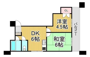 下坂部ベース02【4階】の間取り