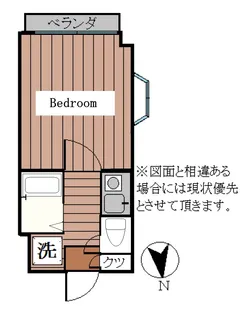 ハニービービルディング【3階】の間取り