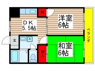 コットンハウス【1階】の間取り