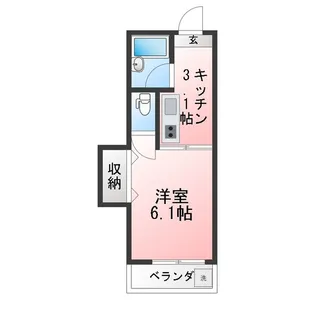 マンション太田【2階】の間取り