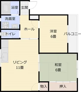 メゾンプチフォーレ【2階】の間取り