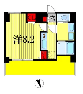 ドゥーエ西船橋【5階】の間取り