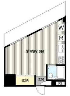 コーポラス城田【4階】の間取り