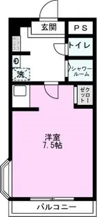 ジュネシオンMITSURU【4階】の間取り