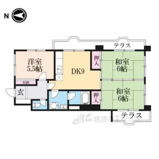 瑞ケ丘マンション【1階】の間取り