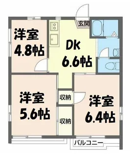 ベル メゾン 花田 B【2階】の間取り