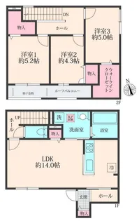 BLOOM COURT(ブルームコート)の間取り