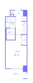 Residence Omiya Hikawasando【6階】の間取り