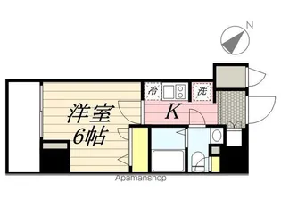 レジディア国立【10階】の間取り