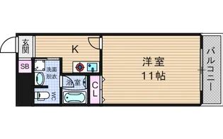 Flourish【3階】の間取り