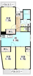 第2中庭ビル【4階】の間取り