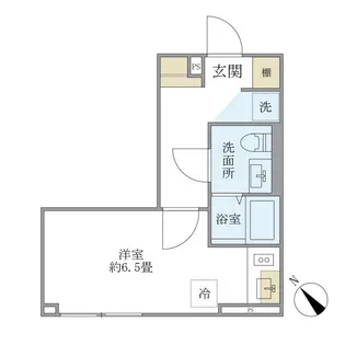 EXAM AKASAKA【1階】の間取り