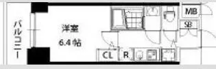 S-RESIDENCE江坂【14階】の間取り