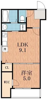 チェリーブロッサムI番館【2階】の間取り