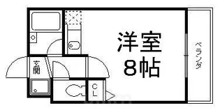 オーシャンボックス丹波橋【2階】の間取り
