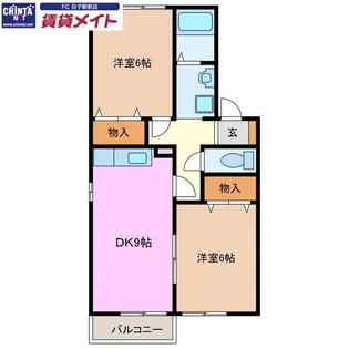 プリミエール【2階】の間取り