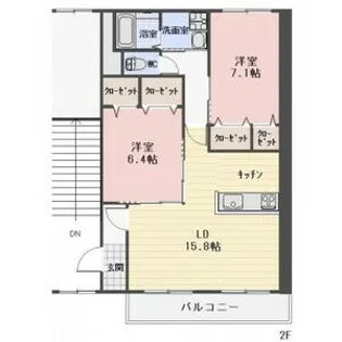 パラシオン・ST【2階】の間取り
