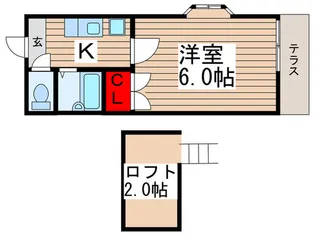 エミナンス4【1階】の間取り