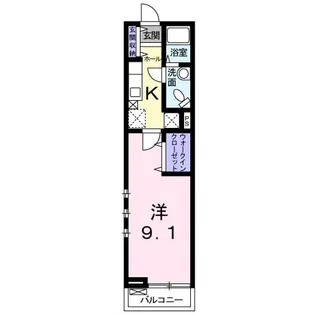 エスポワール三郷【2階】の間取り