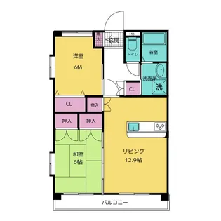 メゾンルミエールII【3階】の間取り