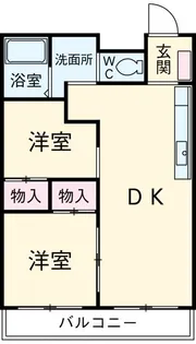 エミネント21A【2階】の間取り