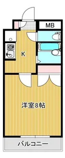 メゾンジュネス【3階】の間取り