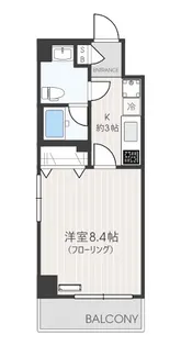 ラピエス溝の口【2階】の間取り