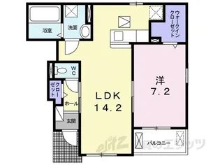 プランタンラモー【1階】の間取り