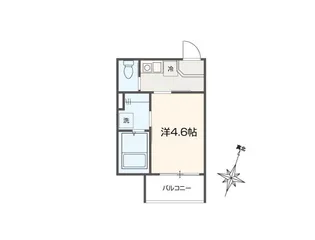 MELLAS北与野【1階】の間取り