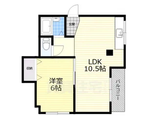 土佐ビル7【4階】の間取り
