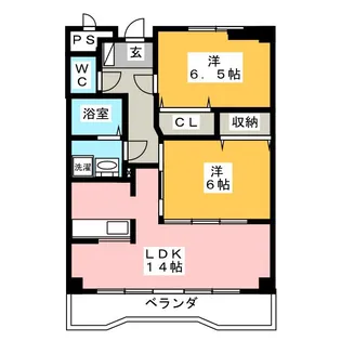 アルカンシェル【3階】の間取り