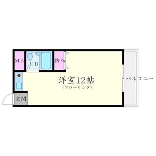 リバティハウス箕面【2階】の間取り