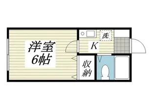 クラウン桃井【1階】の間取り