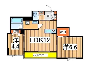 ヒルズ豊四季【2階】の間取り
