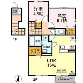 マリッジスター【2階】の間取り