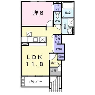 エクセレントパレス【1階】の間取り