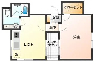 アーバンコート御殿山【2階】の間取り