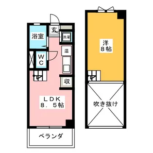 La・Sala【2階】の間取り