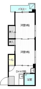 中国ビル【3階】の間取り