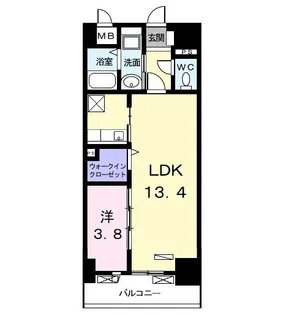 ラフレシール ドゥ【3階】の間取り