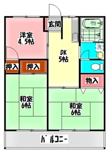 藤田第3高橋ハイツ【1階】の間取り