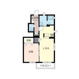 セレスティI【1階】の間取り