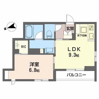 Forena河原町【1階】の間取り