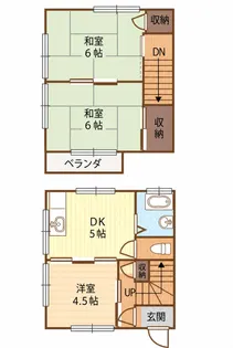 グランパーク西大輪の間取り