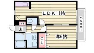 プチシャンテ【2階】の間取り
