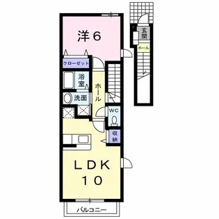 プレミールII【2階】の間取り